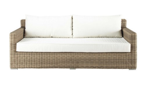 Noleggio Divano Seychelles rattan 3/4 posti a Milano